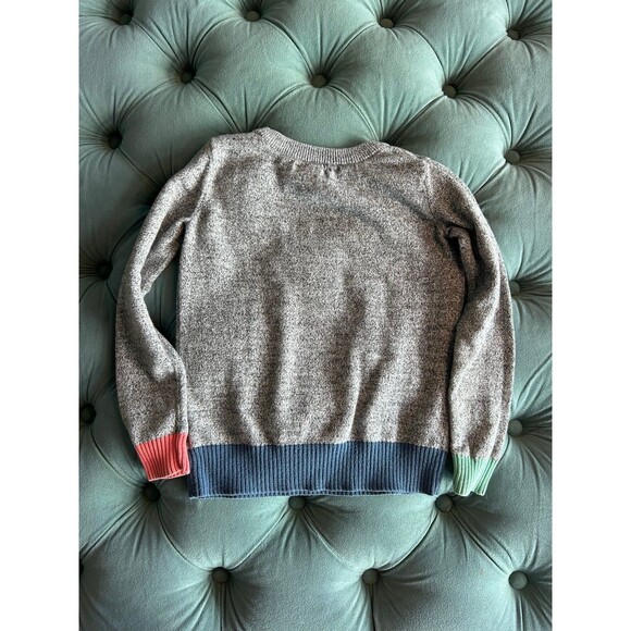 GAP Kids Pastel Rainbow Smile Sweater - Girls Size S - Picture 3 of 4